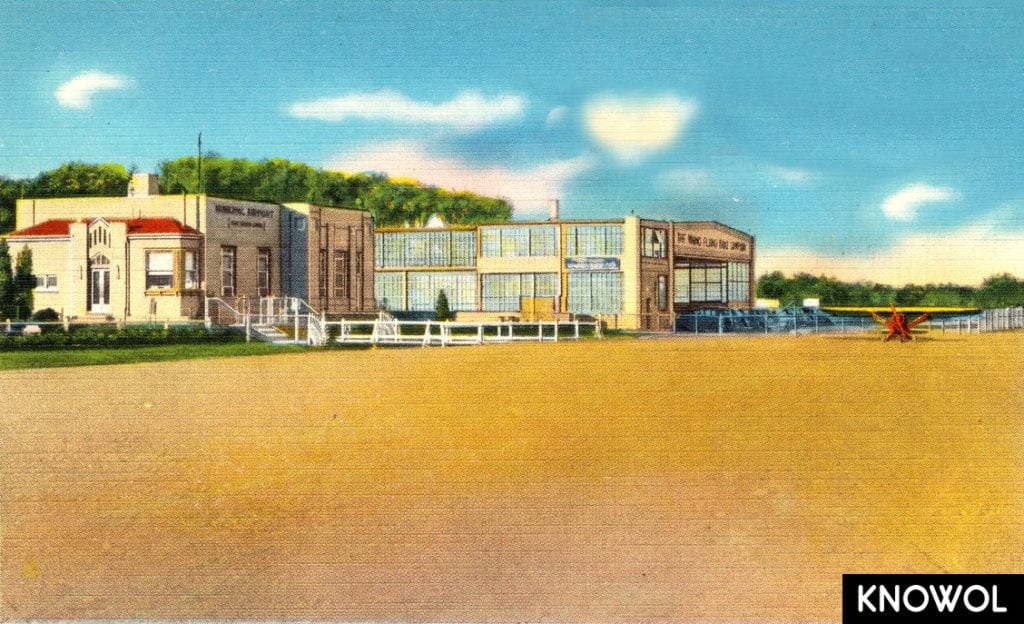 Municipal airport opened on August 29, 1931.