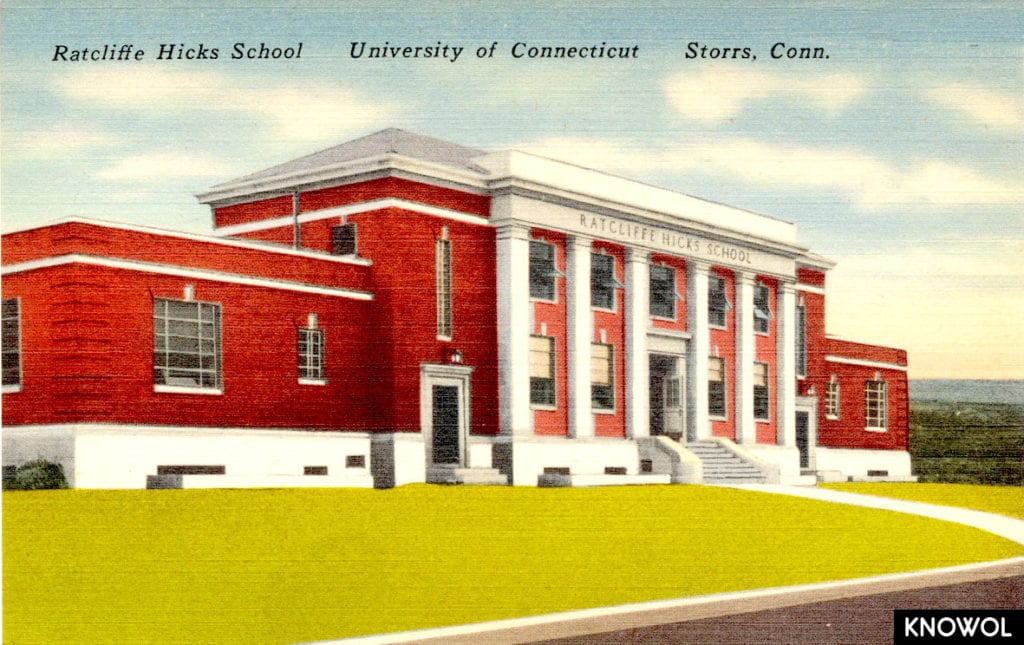 Picture of the University of Connecticut in the 1950’s