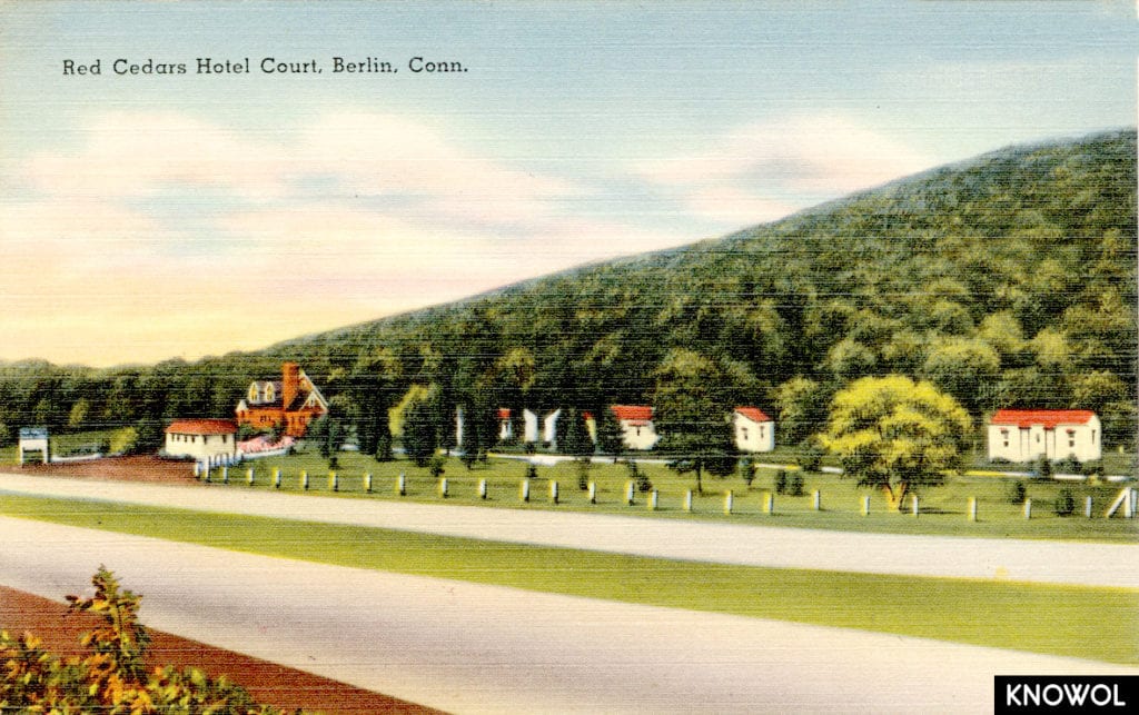 Old picture of Berlin Turnpike landmarks