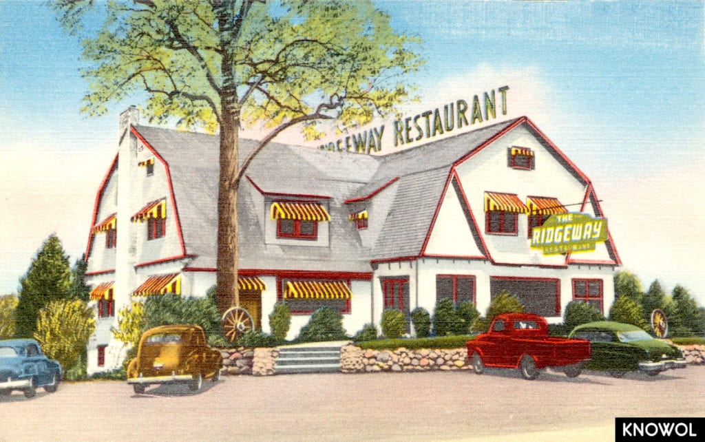 Old picture of Berlin Turnpike landmarks