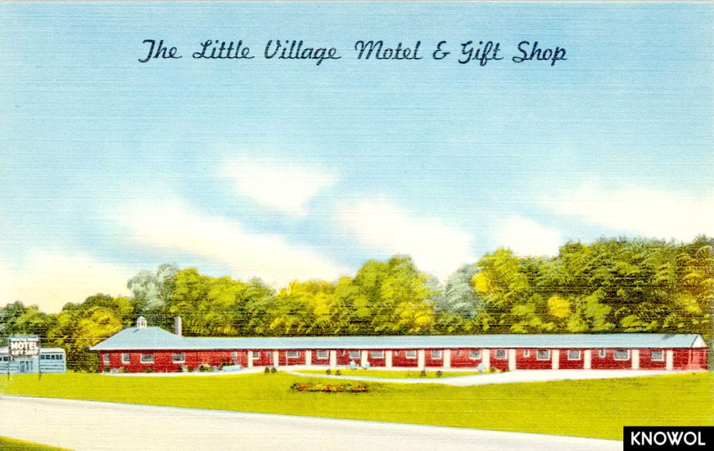 Old picture of Berlin Turnpike landmarks
