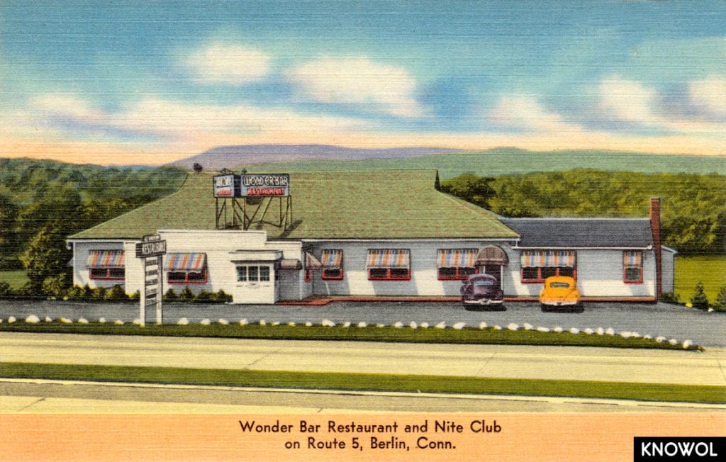 Old picture of Berlin Turnpike landmarks