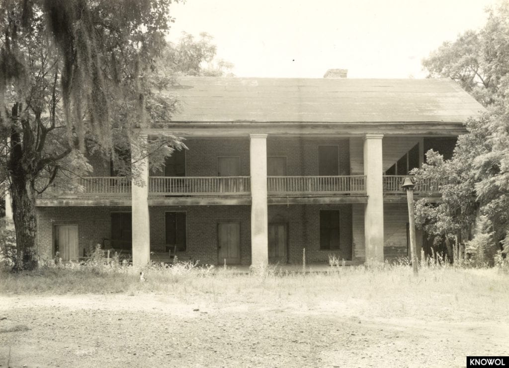 Servants eventually finished constructing nine rooms in basement of the house, where the Nutt family lived.