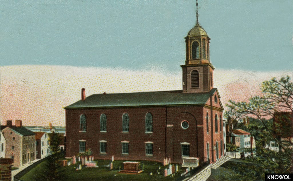 Postcard sent by Edmund Noble to his daughter Lilly.