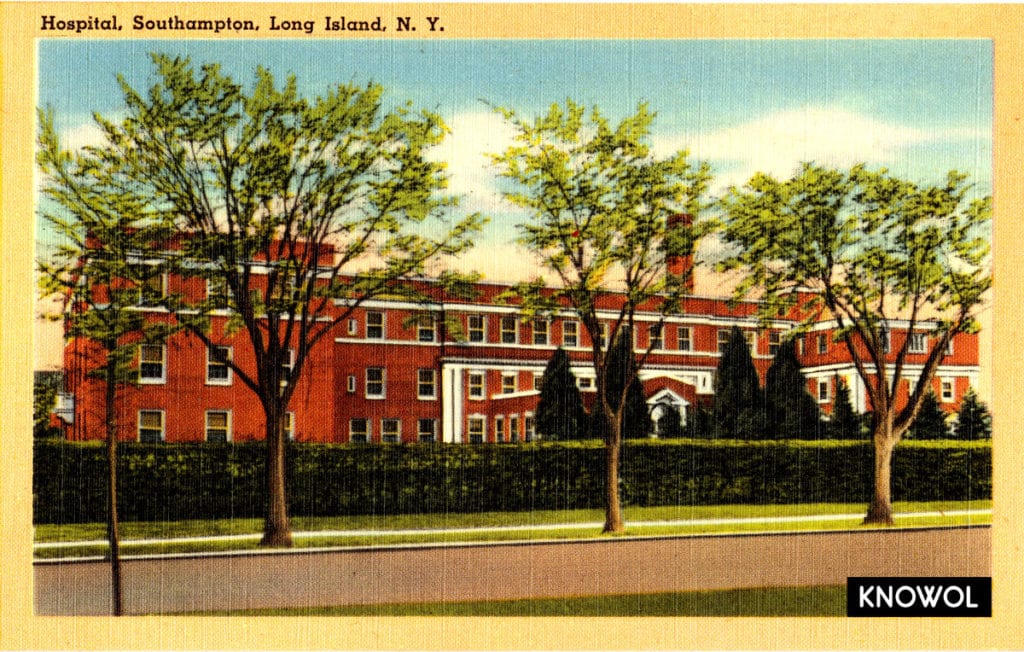 The first meeting house in Southampton was on a hill that is the site of the current Southampton Hospital.