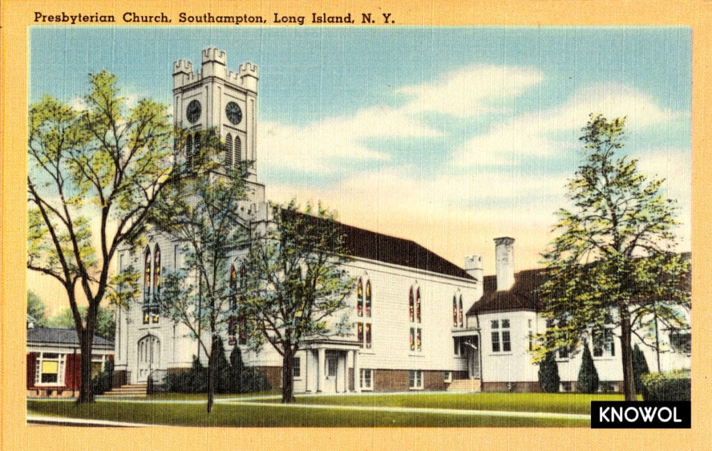 The First Presbyterian Church of Southampton is the oldest Presbyterian Church in America.