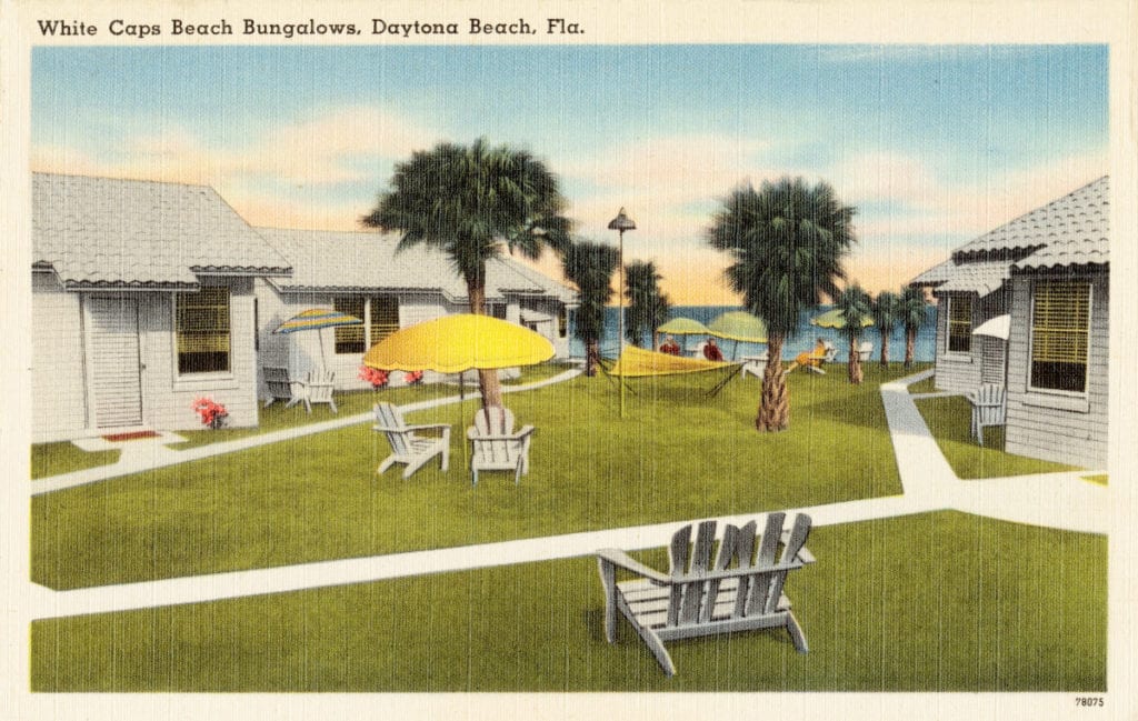 Band Shell and Ocean Front, Daytona Beach, Florida