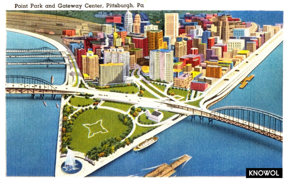 Gateway Center and Point Park, Pittsburgh, PA