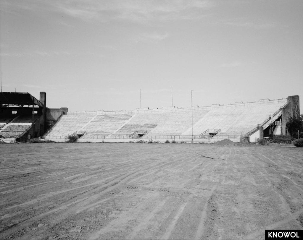 Exploring the ruins of Roosevelt Stadium before its demolition in 1985