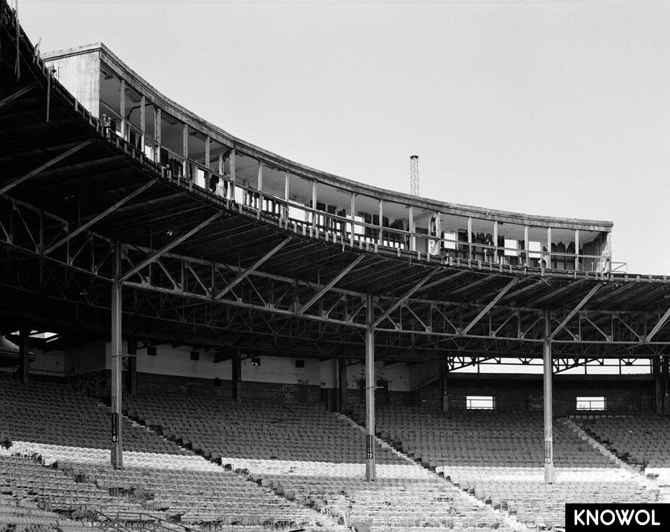 Exploring the ruins of Roosevelt Stadium before its demolition in 1985