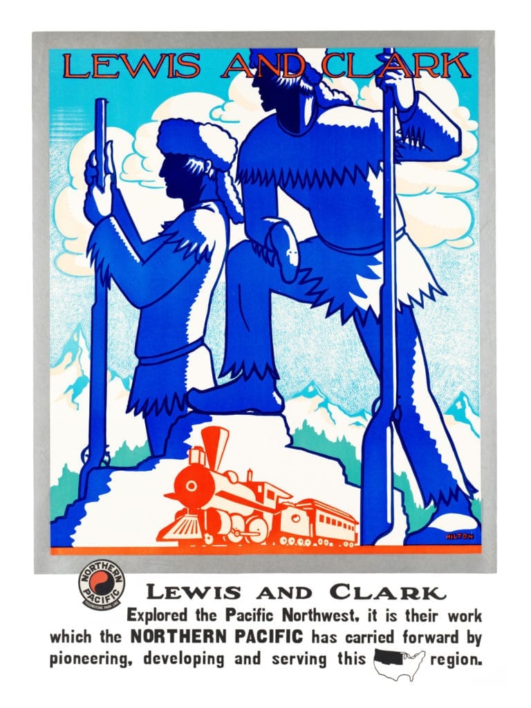 3 vintage Northern Pacific Railroad travel posters