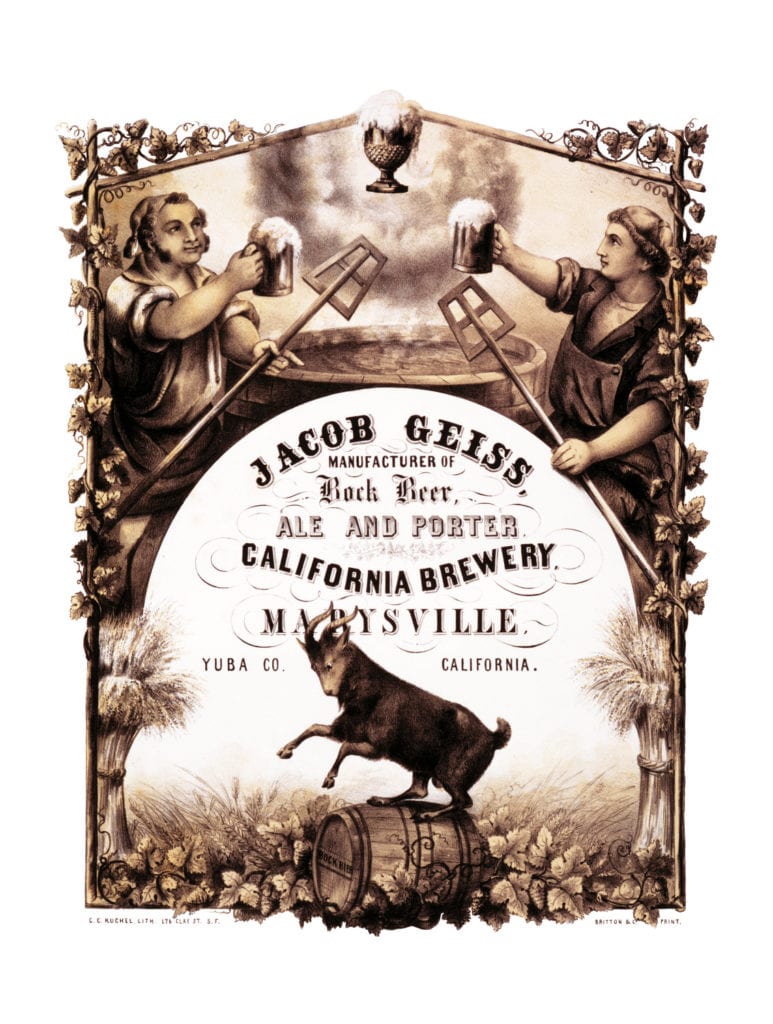 Jacob Geiss Brewery was founded in 1855 to provide a gathering place for newly arrived German immigrants in Marysville