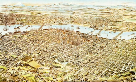 Amazing old map of Portland, Oregon from 1890