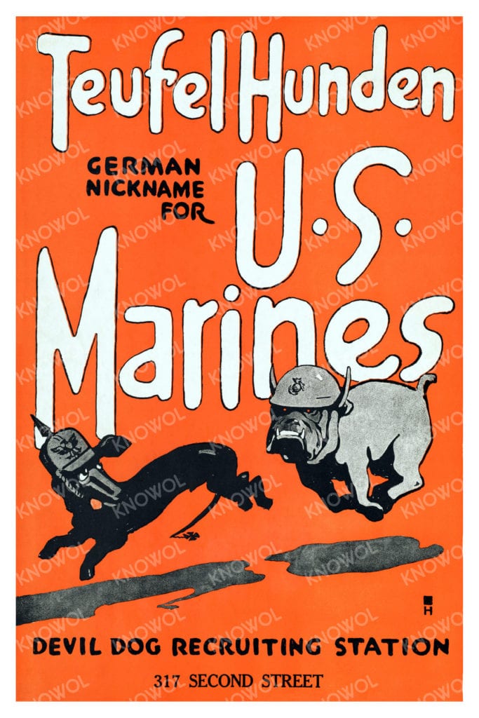 Vintage Marines recruiting posters restored to original glory