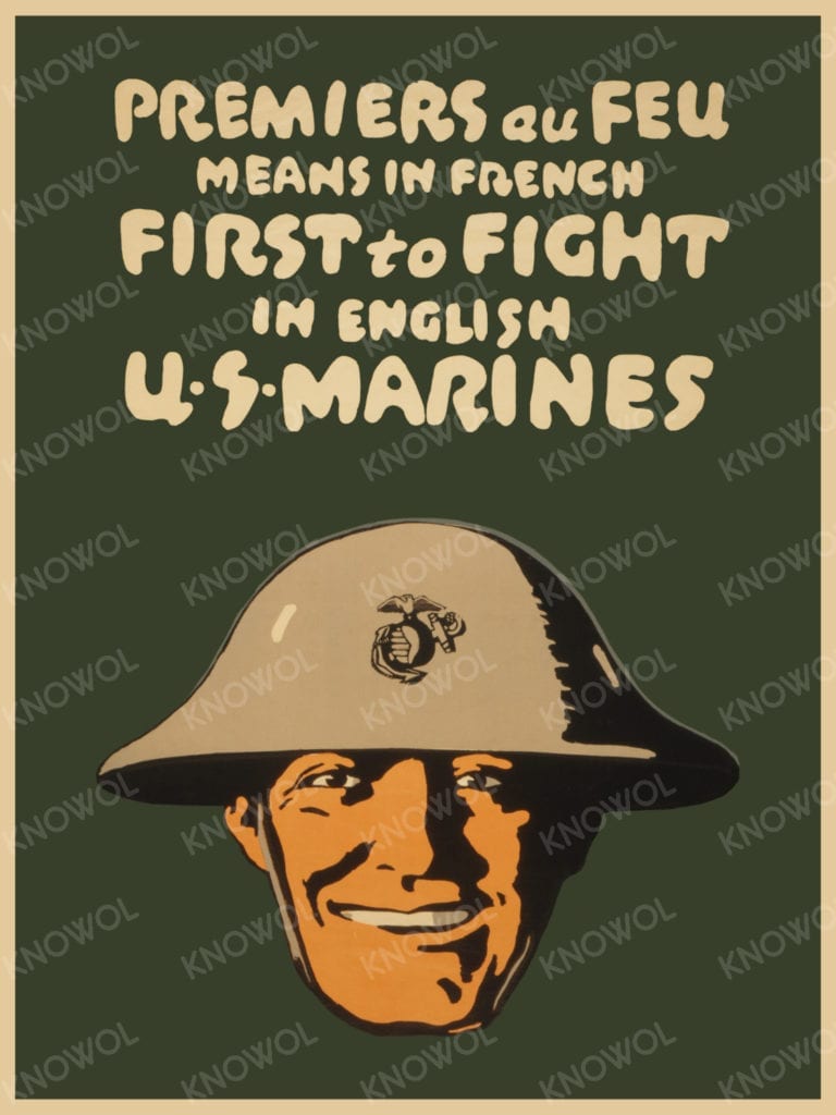 Vintage Marines recruiting posters restored to original glory