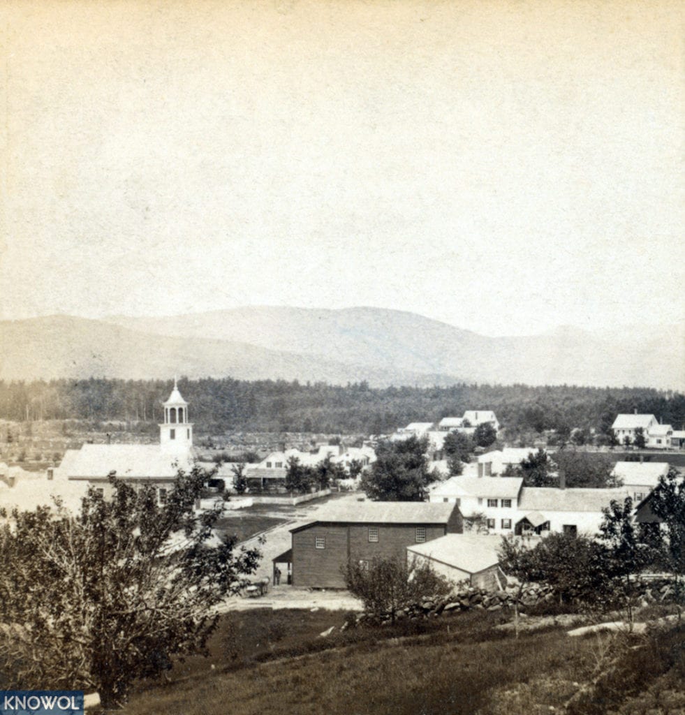 Historic photo of Campton, New Hampshire from the 1800's