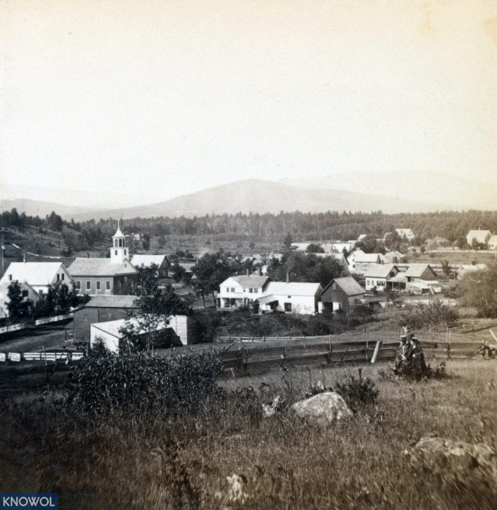 Historic photo of Campton, New Hampshire from the 1800's
