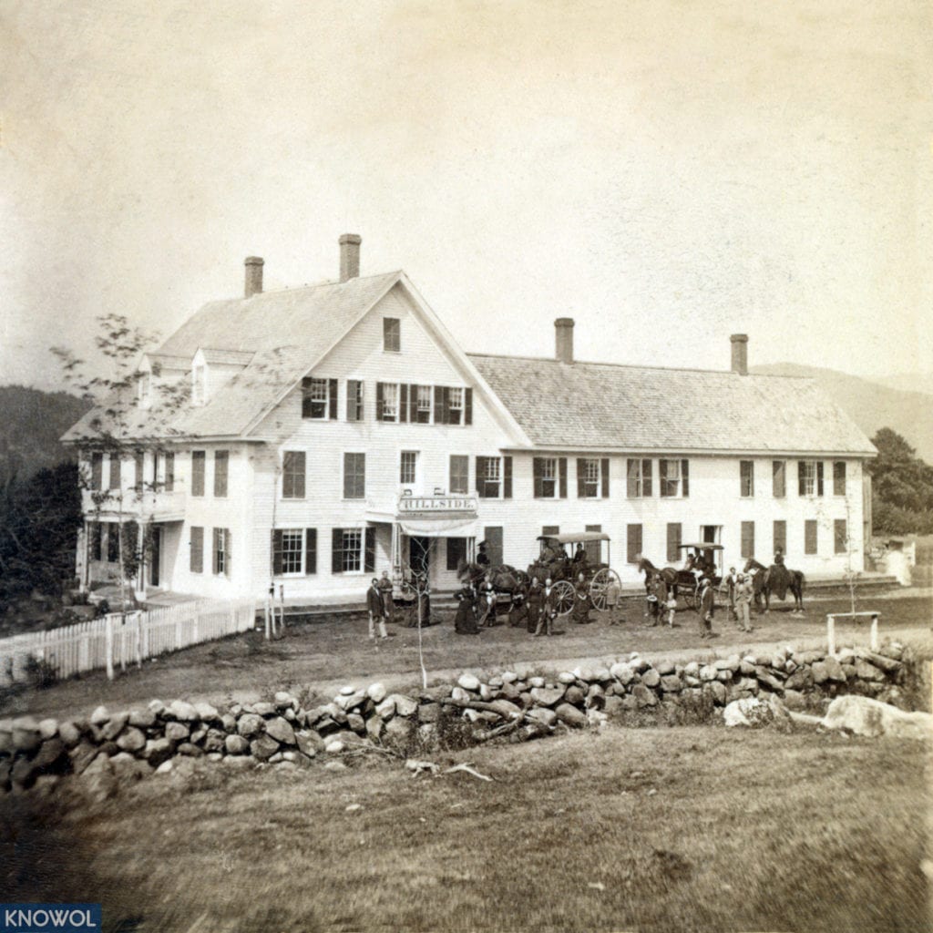 Historic photo of Campton, New Hampshire from the 1800's