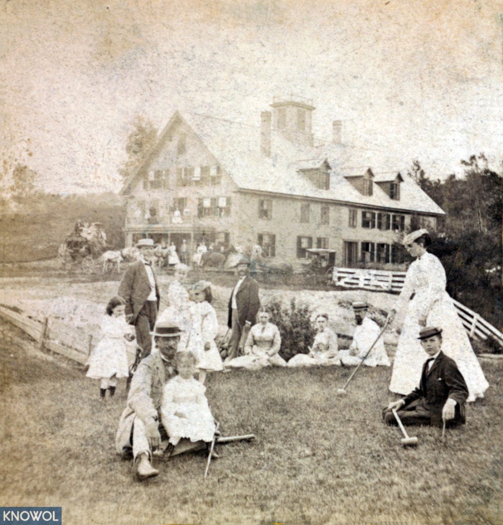 Historic photo of Campton, New Hampshire from the 1800's