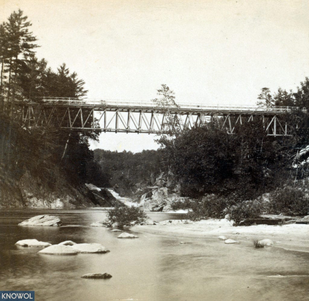 Historic photo of Campton, New Hampshire from the 1800's