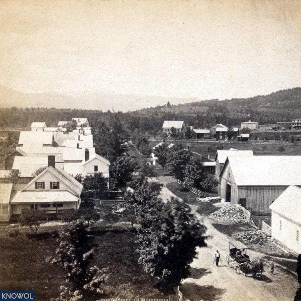 Historic photo of Campton, New Hampshire from the 1800's