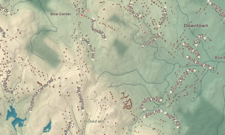 Map of Bow, New Hampshire in 2026