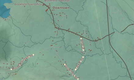 Map of Brookfield, New Hampshire in 2026