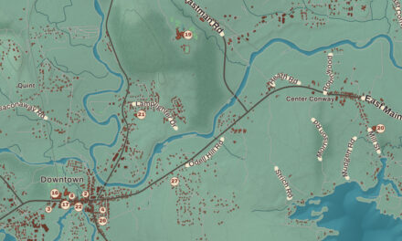 Map of Conway, New Hampshire in 2026