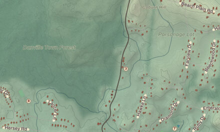 Map of Danville, New Hampshire in 2026