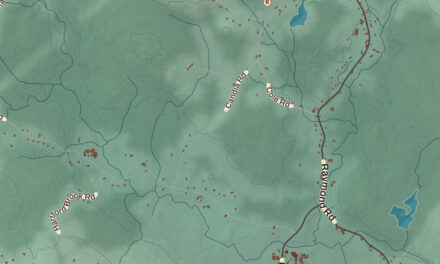 Map of Deerfield, New Hampshire in 2026