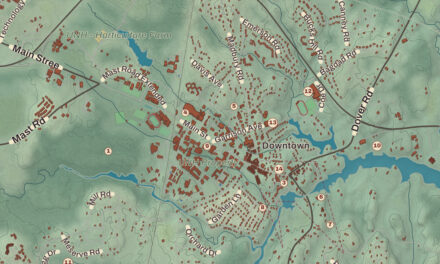 Map of Durham, New Hampshire in 2026