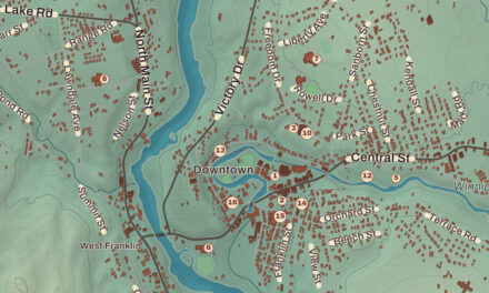 Map of Franklin, New Hampshire in 2026
