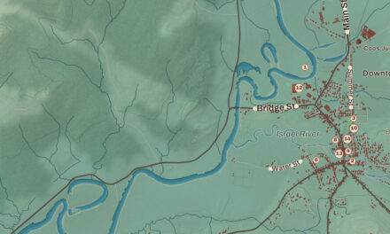 Map of Lancaster, New Hampshire in 2026