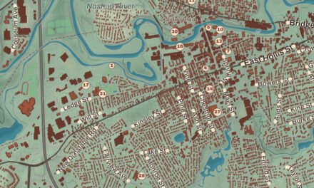 Map of Nashua, New Hampshire in 2026