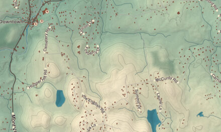 Map of New Boston, New Hampshire in 2026