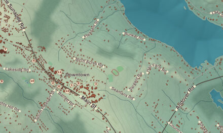 Map of New London, New Hampshire in 2026
