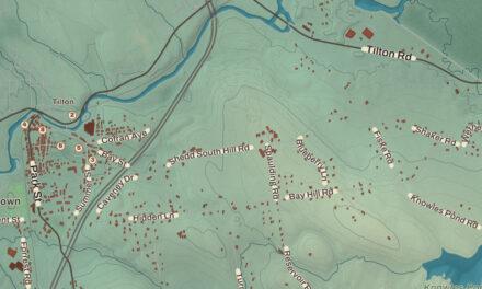 Map of Northfield, New Hampshire in 2026