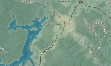 Map of Nottingham, New Hampshire in 2026