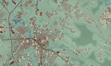 Beautifully Detailed Map of Rochester, New Hampshire
