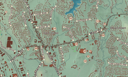 Map of Salem, New Hampshire in 2026