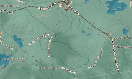 Map of Sandwich, New Hampshire in 2026
