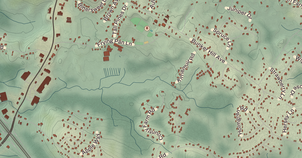 Map of Stratham, New Hampshire in 2026