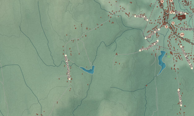 Map of Troy, New Hampshire in 2026