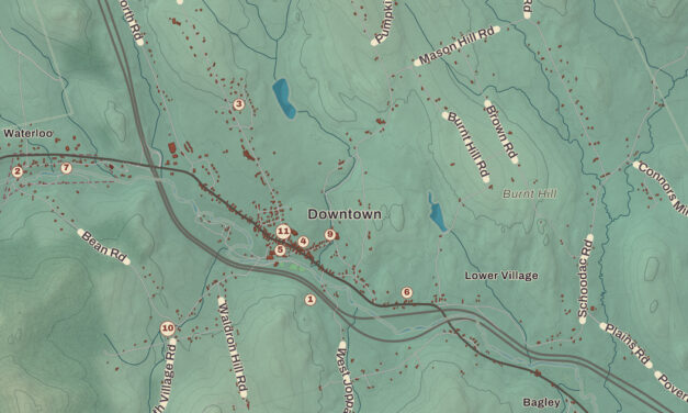 Map of Warner, New Hampshire in 2026