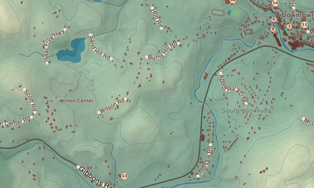Map of Wilton, New Hampshire in 2026