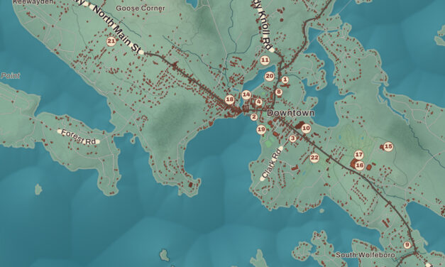 Map of Wolfeboro, New Hampshire in 2026