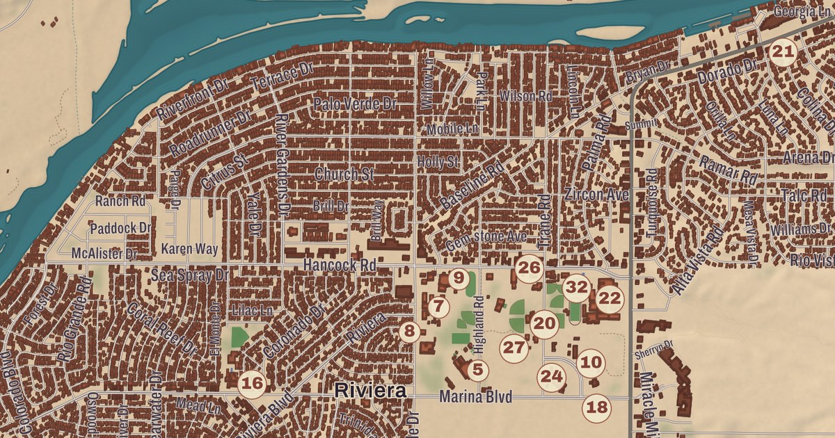 Bullhead City, Arizona: Home, Street by Street