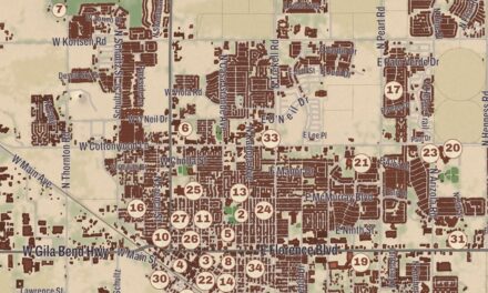 Beautifully Detailed Map of Casa Grande, Arizona