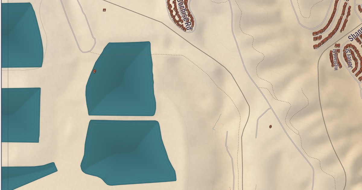 Beautifully Detailed Map of Clifton, Arizona