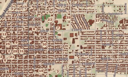 Beautifully Detailed Map of Douglas, Arizona